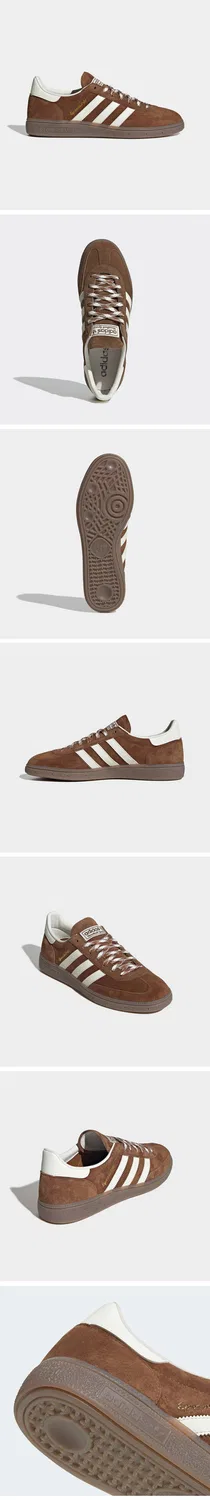 Мужские кроссовки Handball Spezial в цвете дикий коричневый/белый от Adidas — фото 4