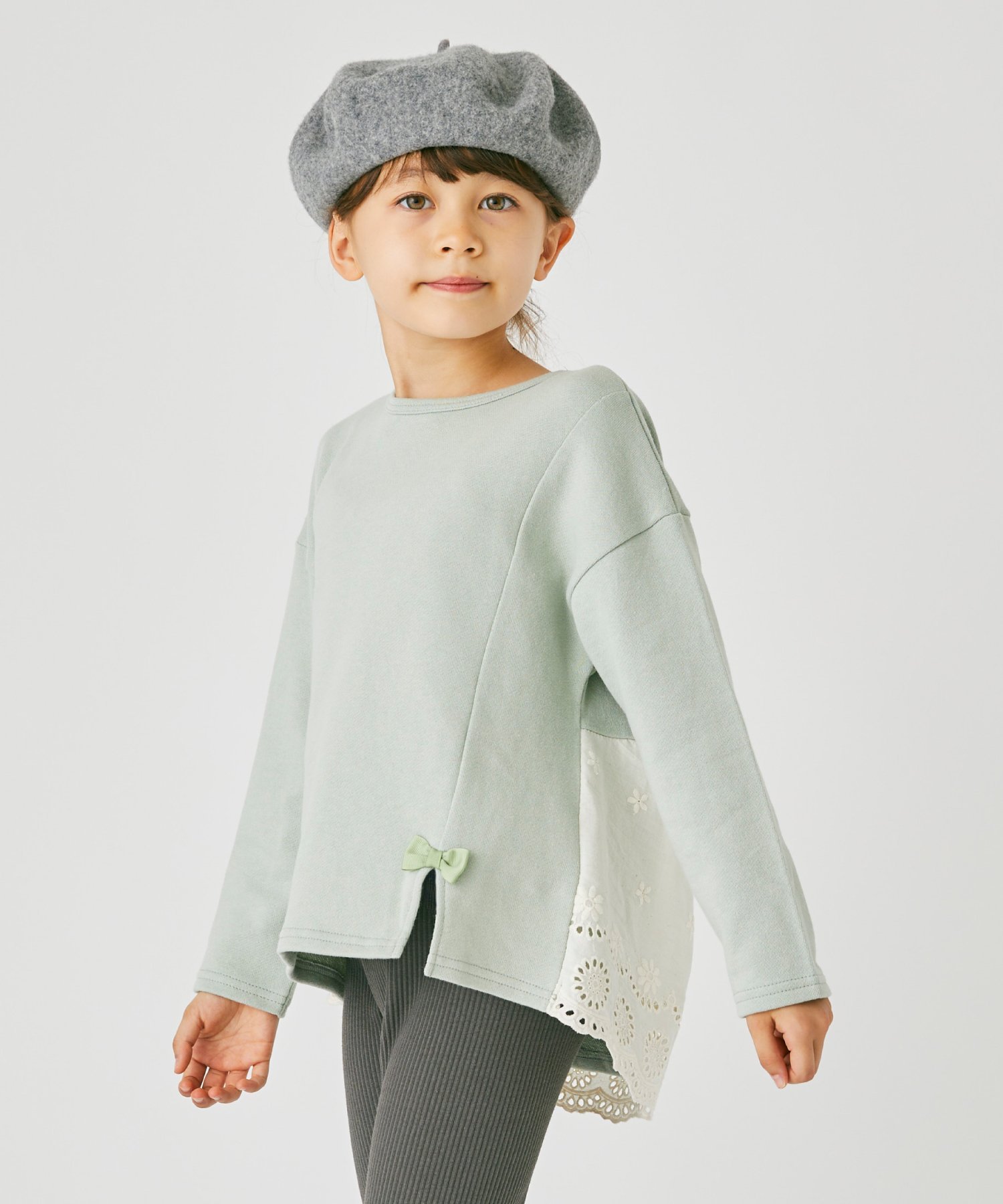 Свитшот Кроссовки на шнуровке сзади Ever Closet, mint