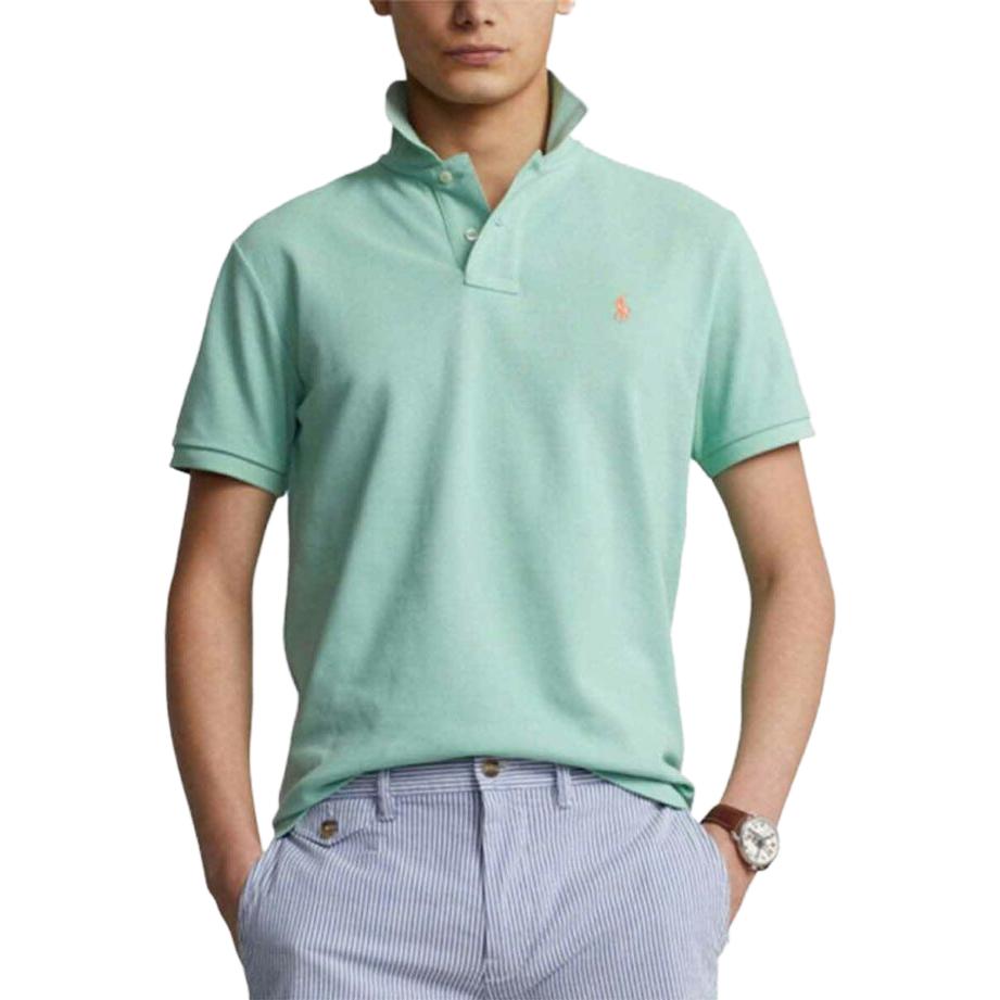 Polo Ralph Lauren Поло мужское sea green — фото 4