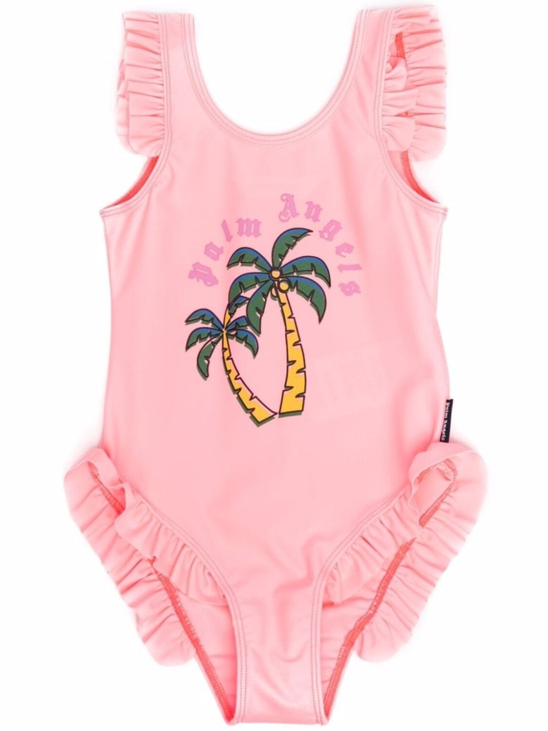 

Palm Angels Kids купальник с логотипом, розовый