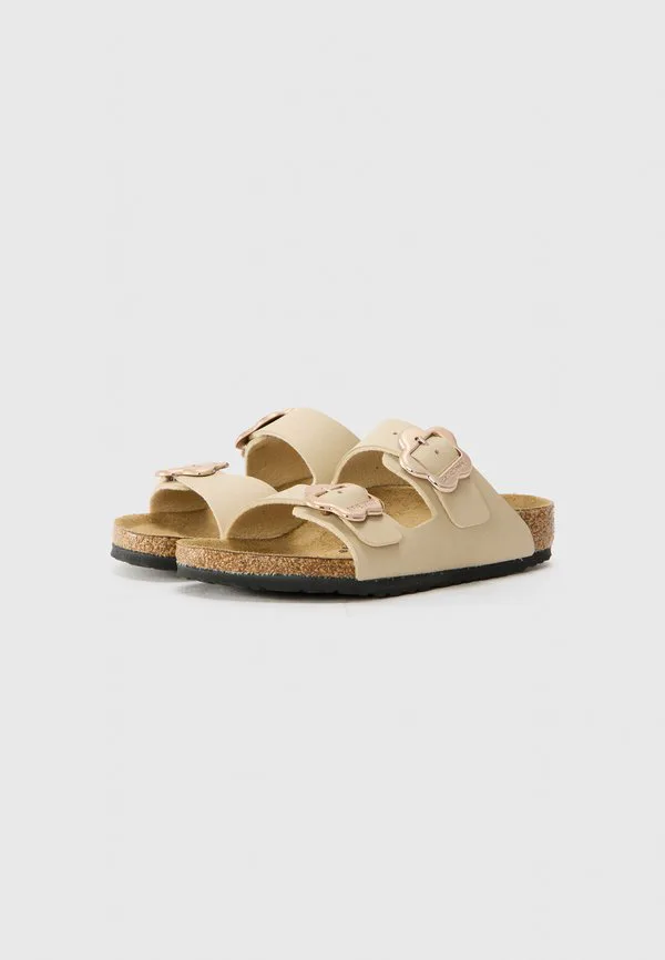 Сандалии унисекс с цветочной пряжкой arizona Birkenstock, Sandcastle — фото 2