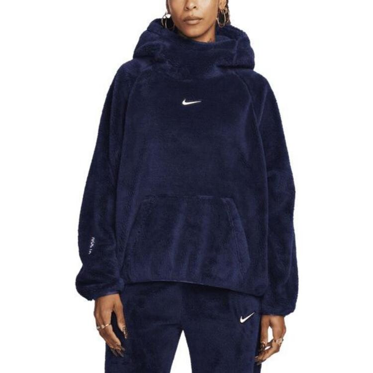 Женская бархатная куртка X Nocta темно-синего цвета Nike — фото 3