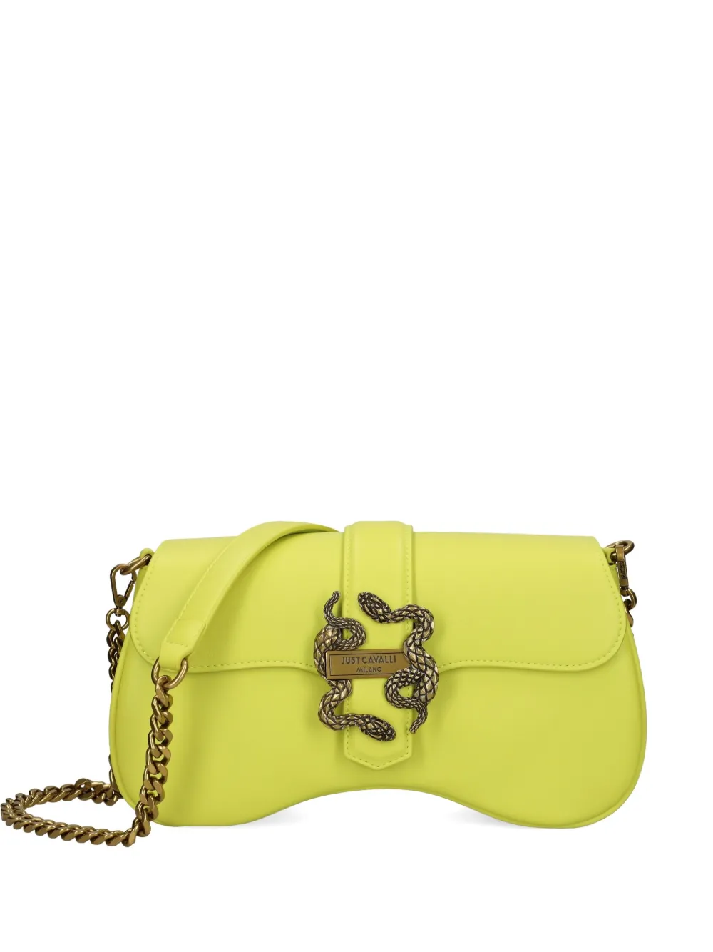 

Сумка через плечо с пряжкой-змеей Just Cavalli, зеленый