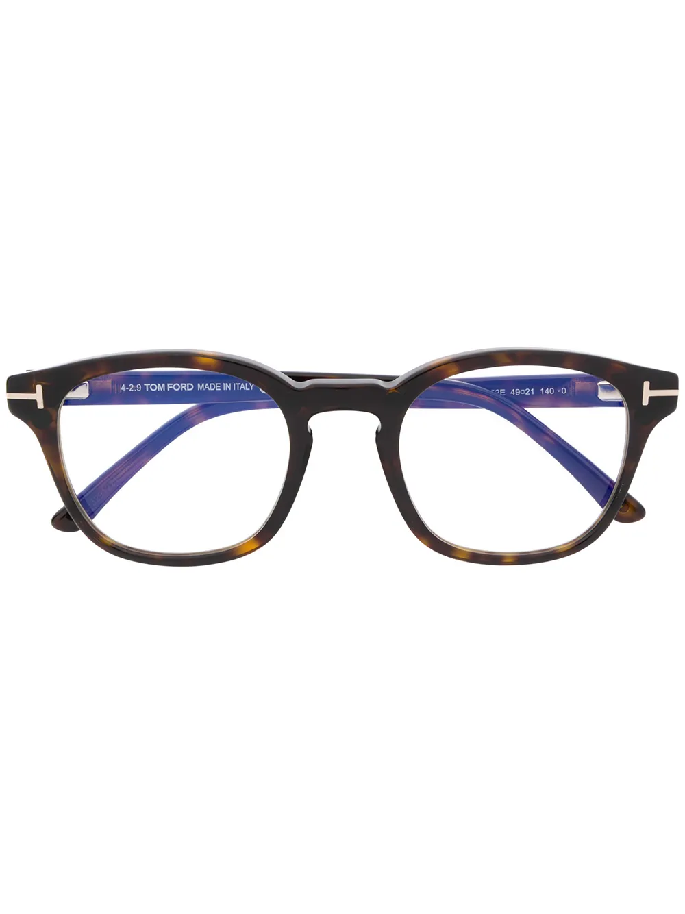 

Солнцезащитные очки в круглой оправе TOM FORD Eyewear, коричневый