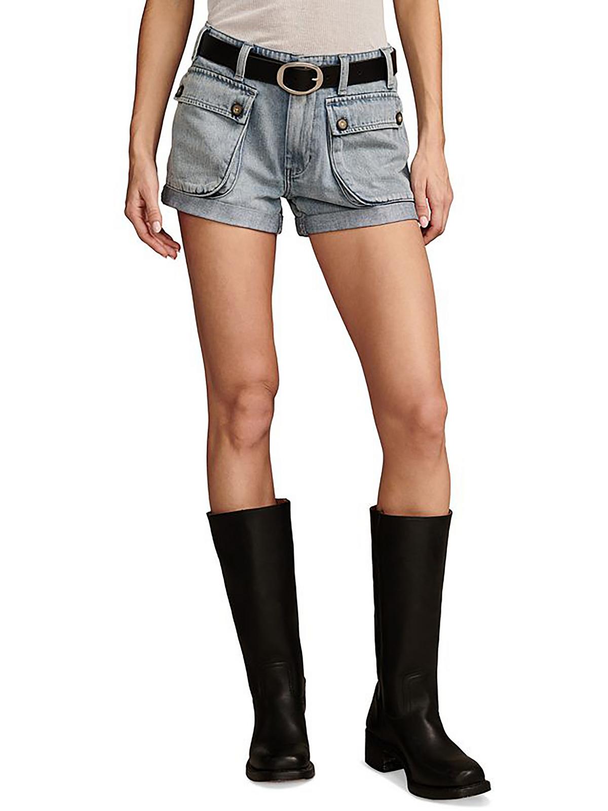 

Женские короткие джинсовые шорты Tencel Lucky Brand, цвет taurus
