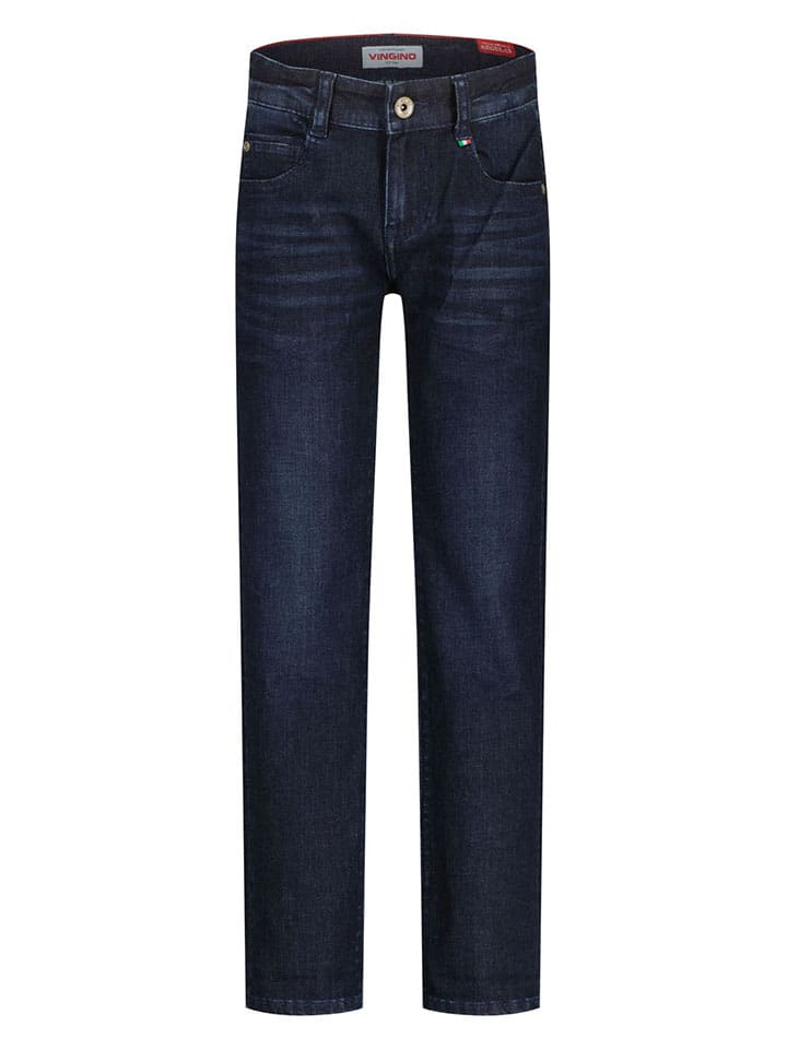 

Джинсы - комфортного кроя - темно-синего цвета Vingino