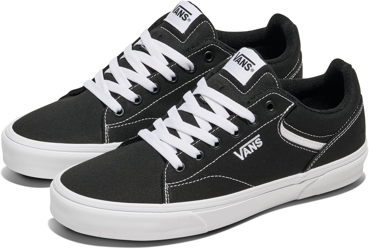 Мужские кроссовки Vans Seldan, черно-белый — фото 2