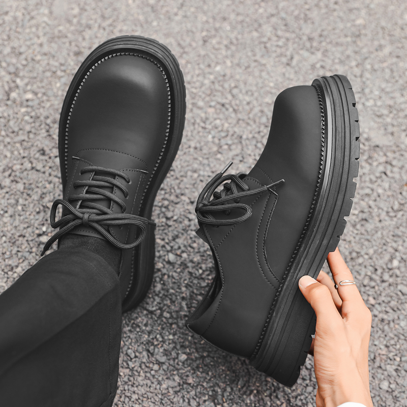 V05 Мужские повседневные кроссовки Low Top черные, цвет Black — фото 4