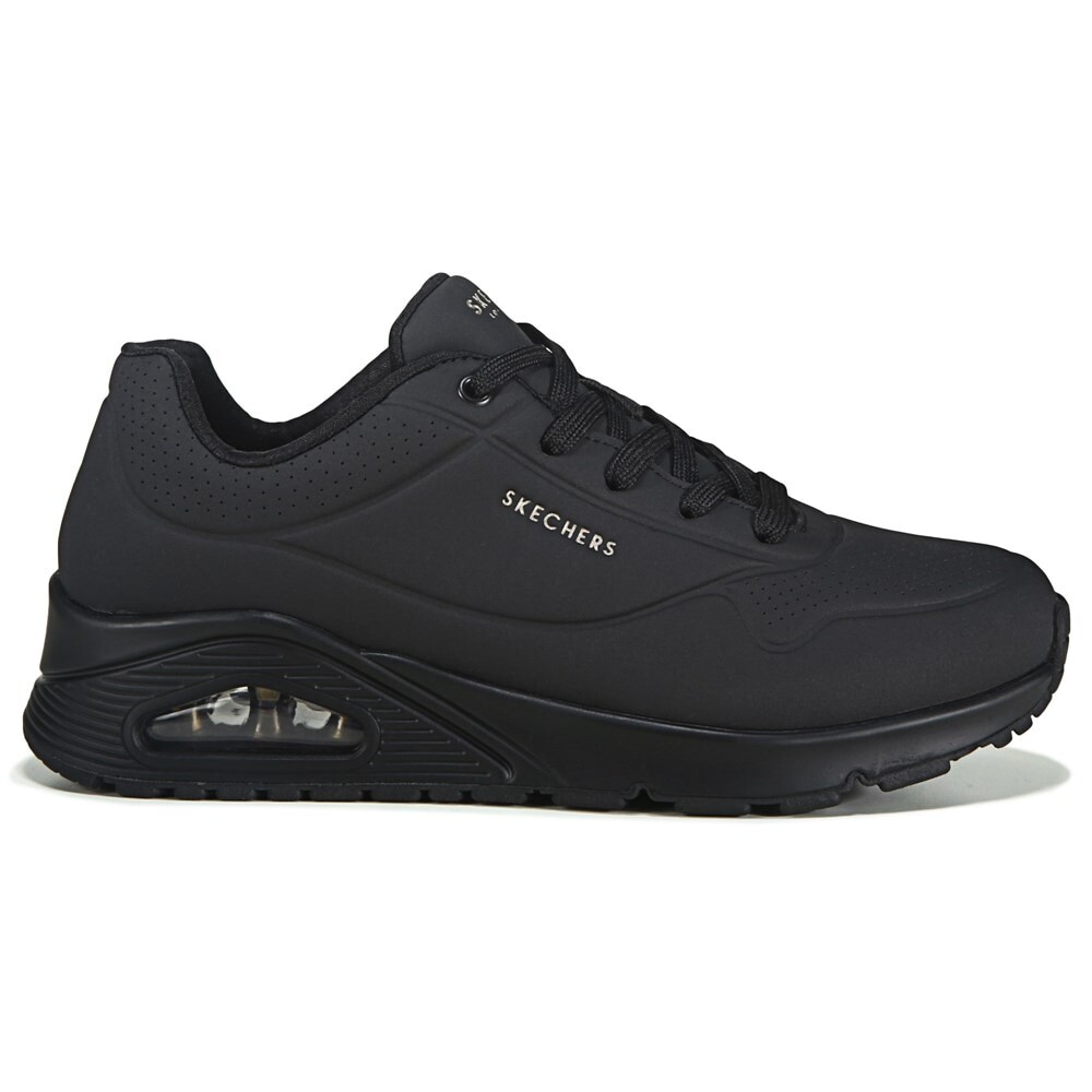 Женские кроссовки Street Uno среднего/широкого размера Skechers, черный — фото 2