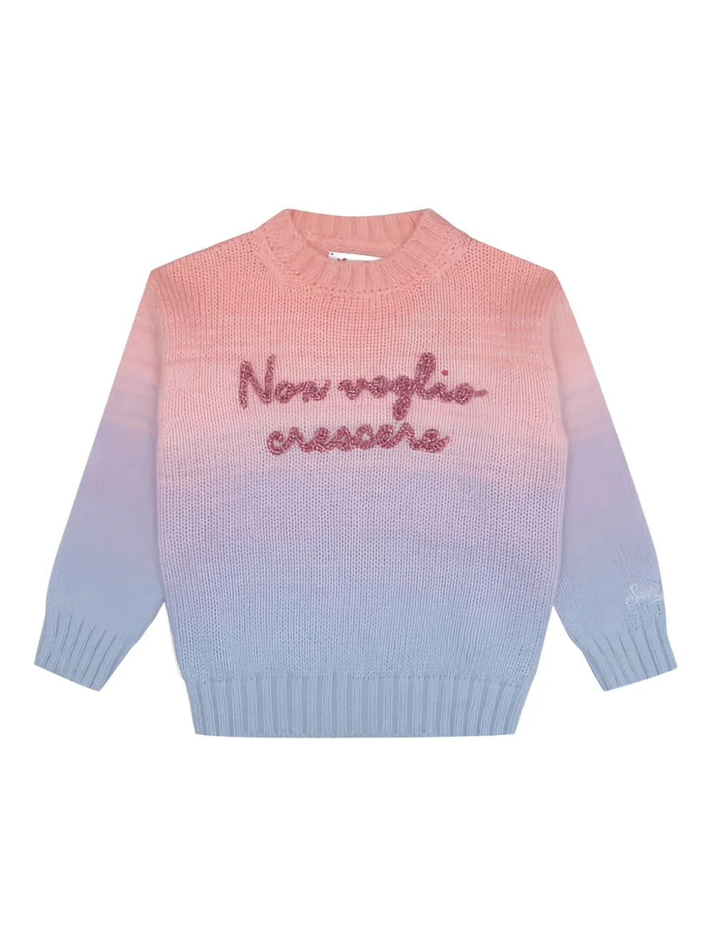 

Свитер с вышивкой Mc2 Saint Barth Kids, синий