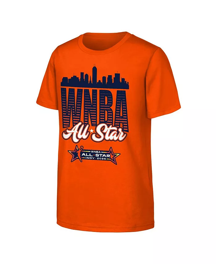 

Футболка Skyline для Big Boys and Girls Orange 2025 WNBA All-Star Game Outerstuff