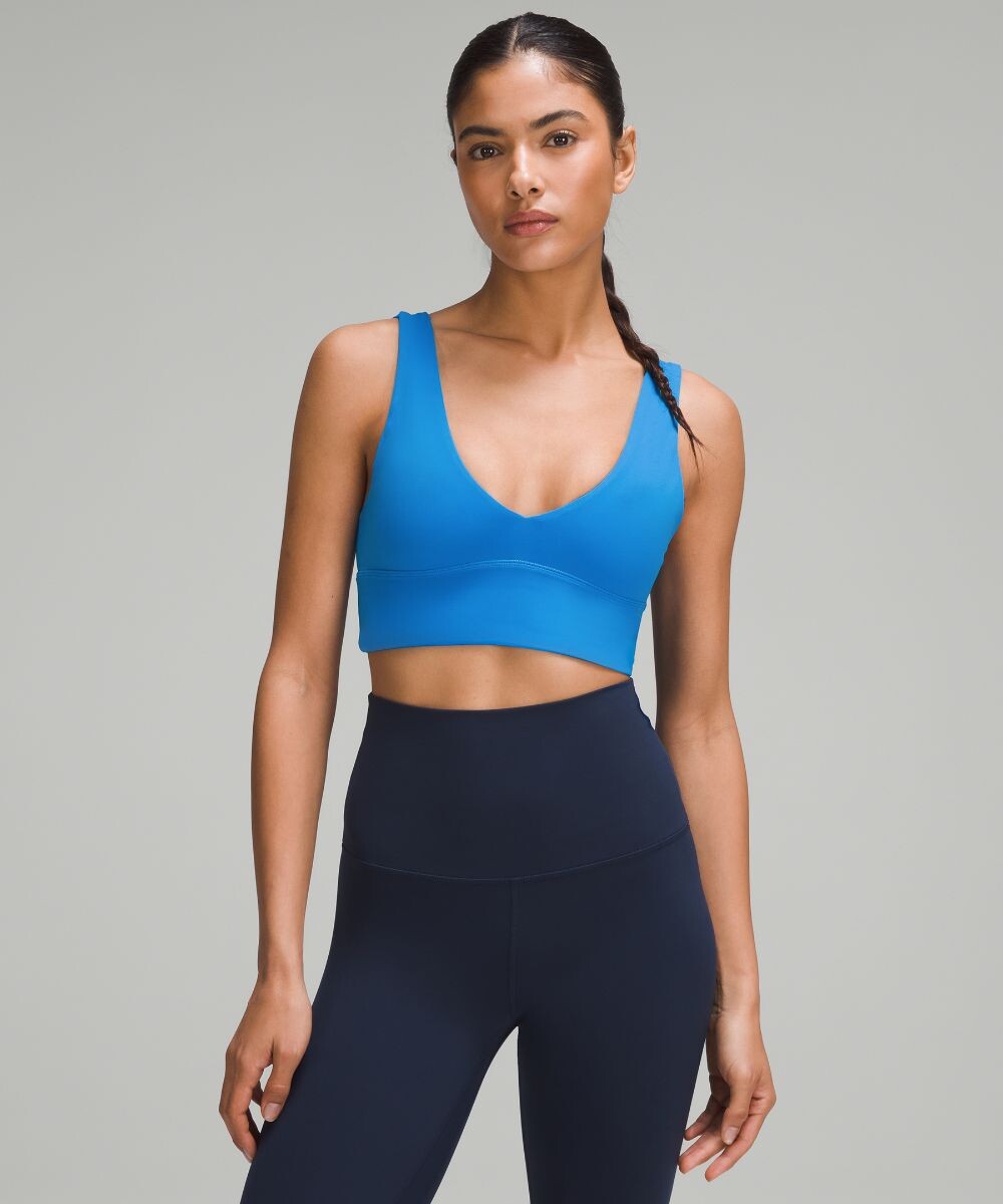 

Бюстгальтер Align с V-образным вырезом Lululemon, синий