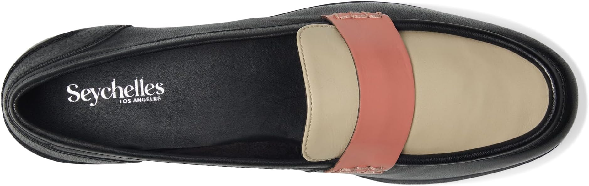 Лоферы Seychelles Sooner or Later, цвет Black/Pink — фото 2