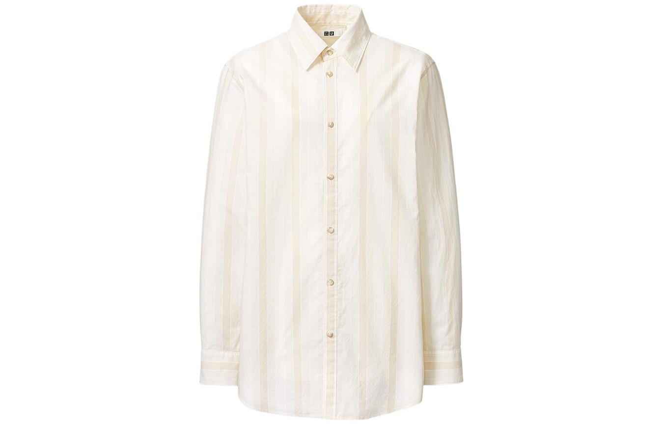 

Женская рубашка UNIQLO, светло-бежевый