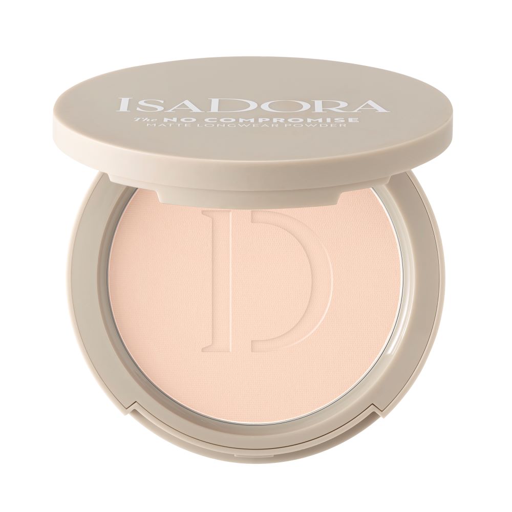 

Компактная пудра the no compromise matte longwear powder Isadora, цвет nr. 61 cool ivory, вес 7.0 гр.