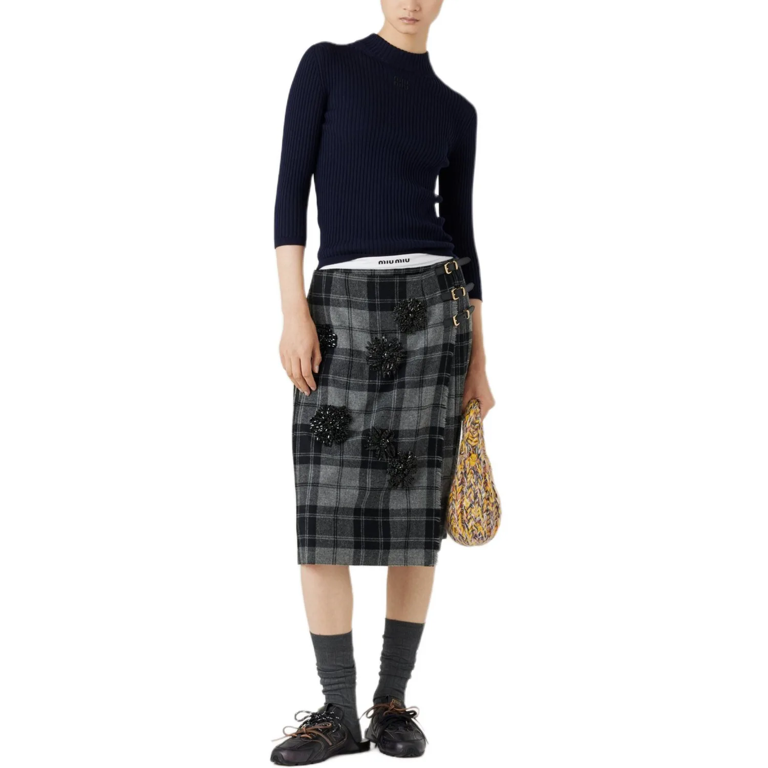 MIU MIU Свитер Women's Marine Blue — фото 4