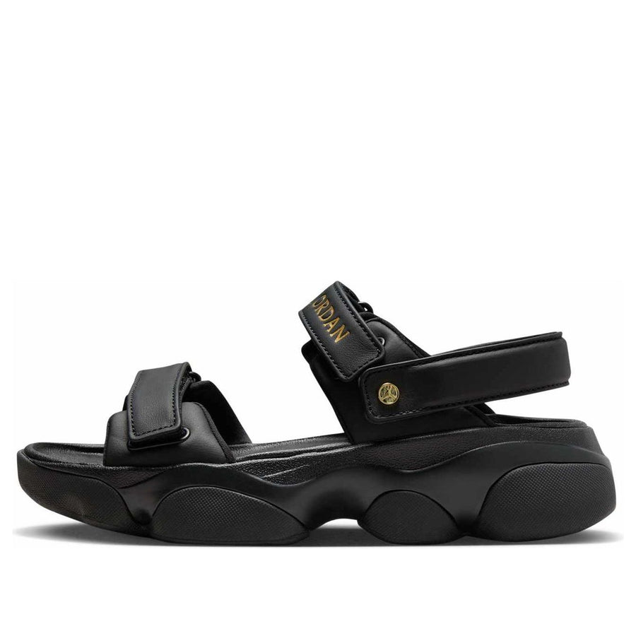 Сандалии (WMNS) Air Jordan Deja Sandals 'Black Metallic Gold', черный
