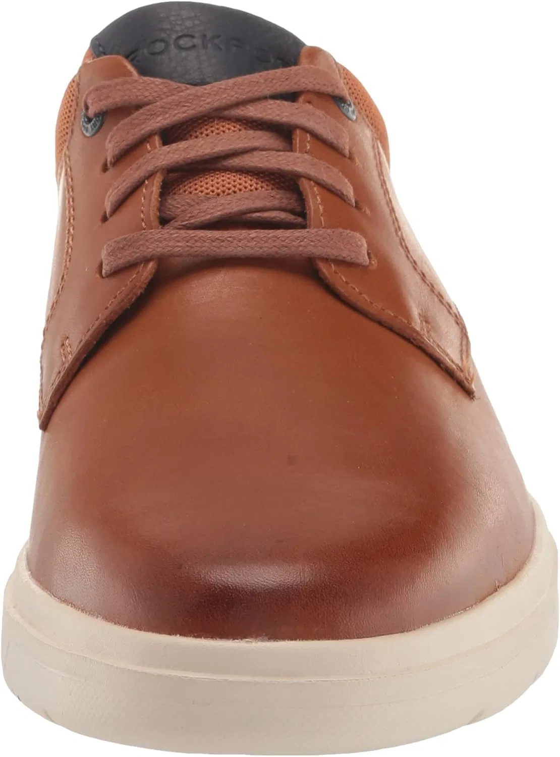 Мужские оксфорды Rockport Total Motion Court Plain Toe, Light Brown — фото 2