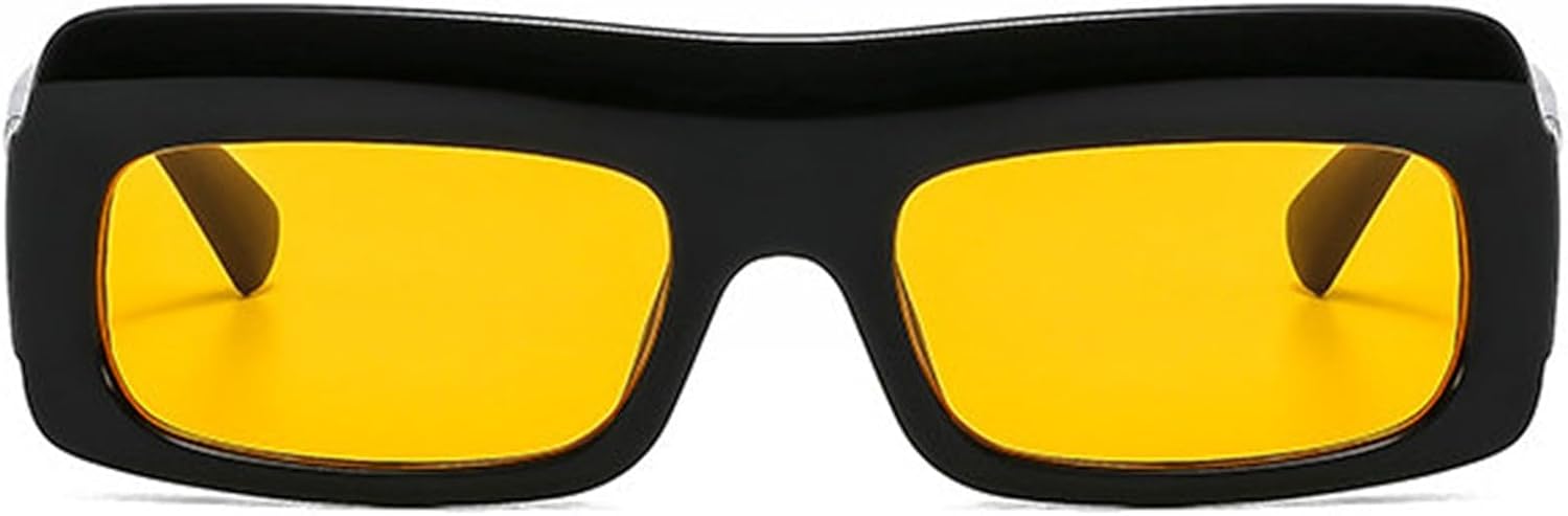 

Willochra Популярные модные квадратные солнцезащитные очки для женщин в стиле ретро-панк, очки с защитой от УФ-излучения UV400 для мужчин, трендовые прямоугольные солнцезащитные очки для активного отдыха, C2