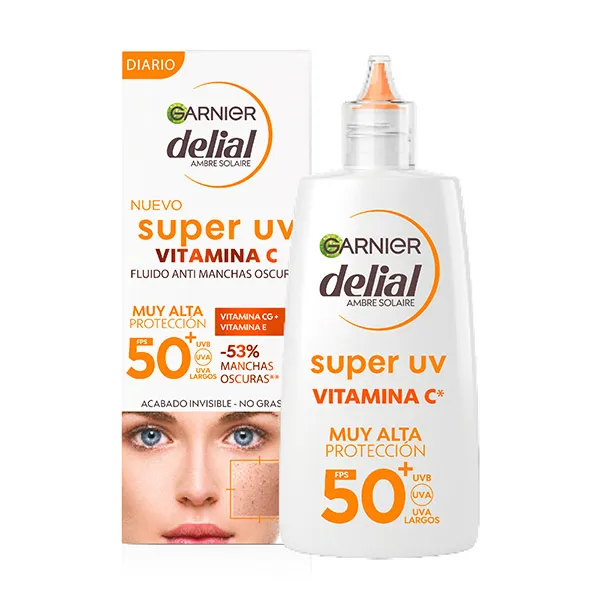 

Крем для лица против прыщей Spf 50 Super Uv Vitamina C* Delial, 40 ml