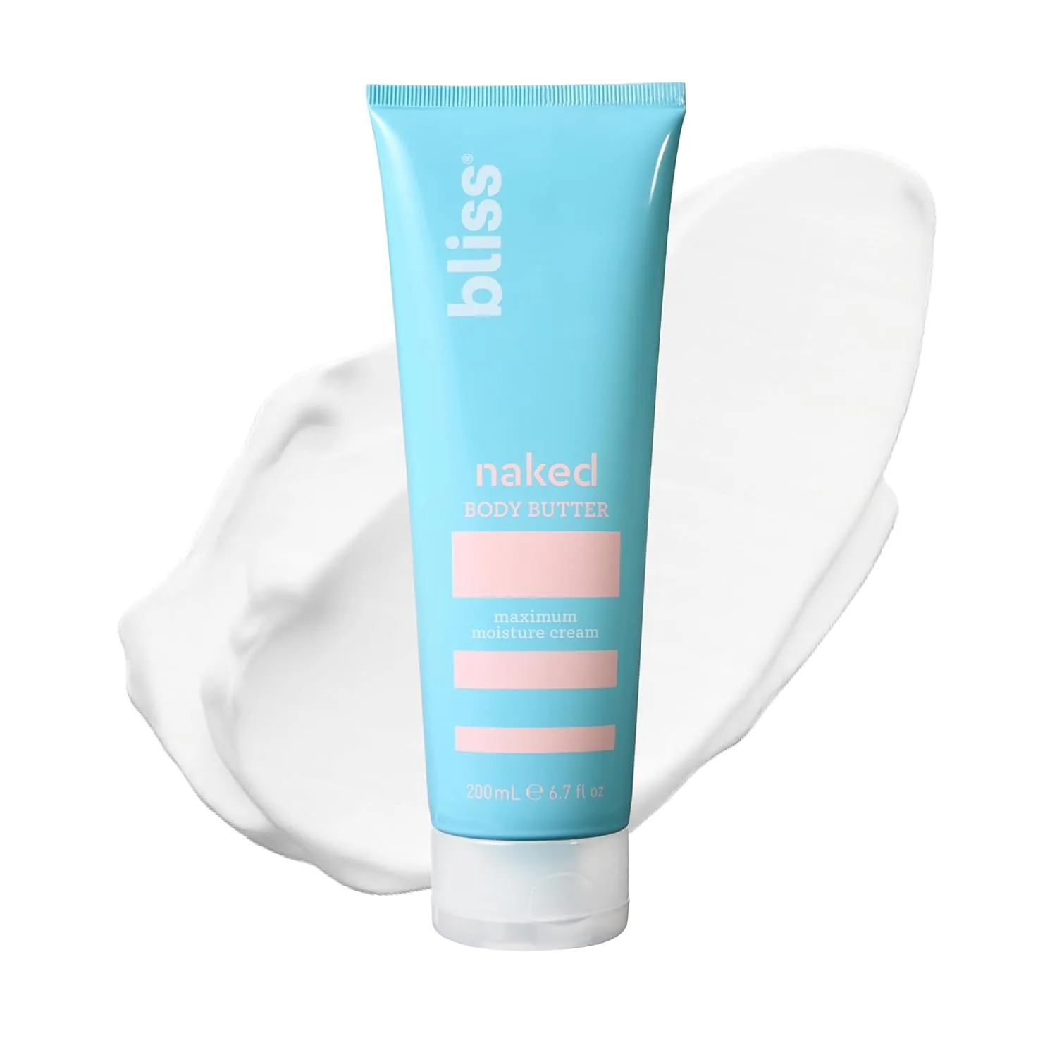 Bliss - Naked Body Butter - Unscented - максимально увлажняющий крем - 200 мл - ежедневный увлажняющий крем для женщин и мужчин - без отдушек - веганский и cruelty free 198 мл (1 шт.)