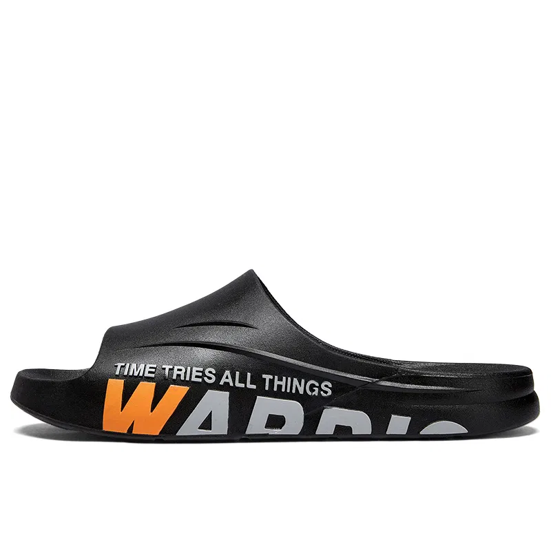 Шлепанцы нескользящие Warrior Black Gray