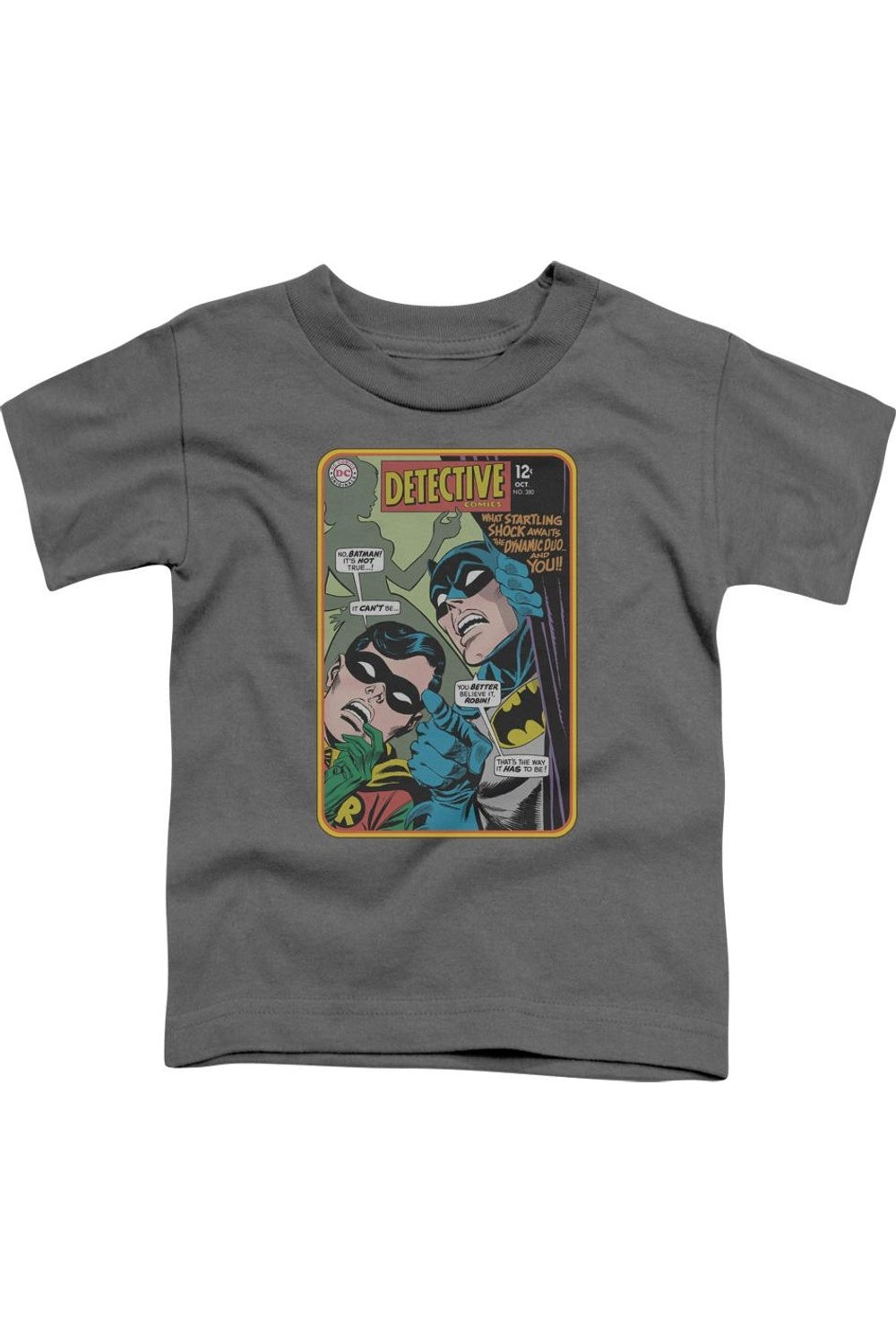 

Футболка с коротким рукавом Batman Detective #380 для детей Gildan, Charcoal