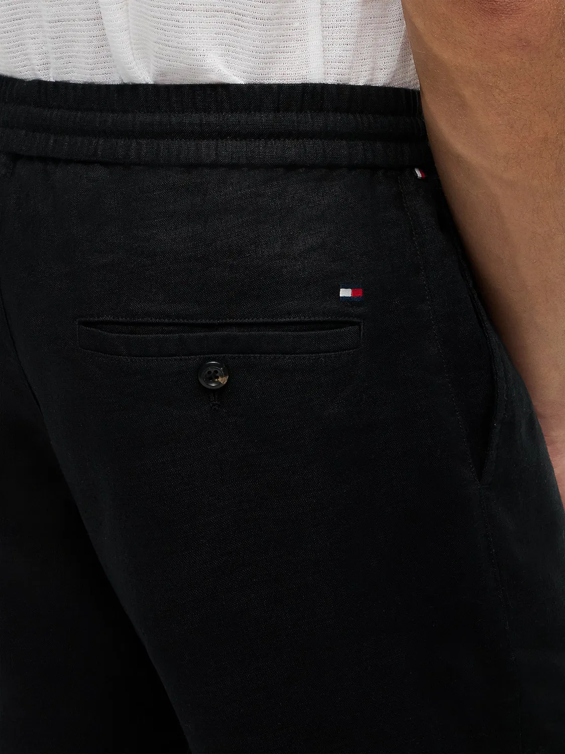 Брюки свободного кроя Tommy Hilfiger, Black — фото 4