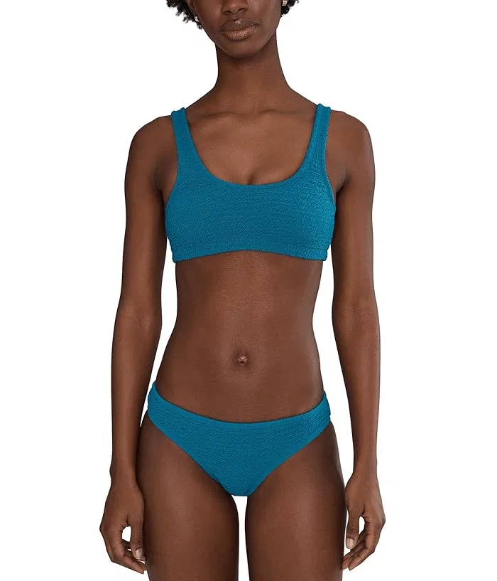 Купальник топ Nike Shoreline Pucker Bralette Bikini Top, Green Abyss — фото 2