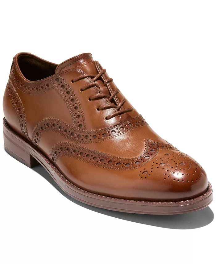 

Мужские туфли-оксфорды Ledley Grand Wingtip Cole Haan, коричневый