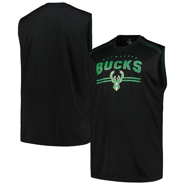 

Мужская футболка-майка Milwaukee Bucks Big & Tall черная Fanatics Brands - White Label