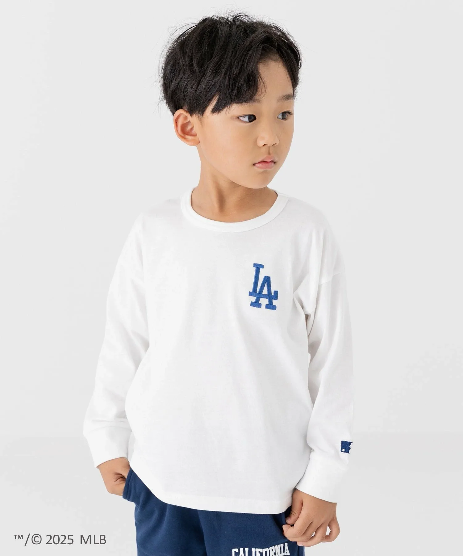 Футболка с длинными рукавами Mlb, white
