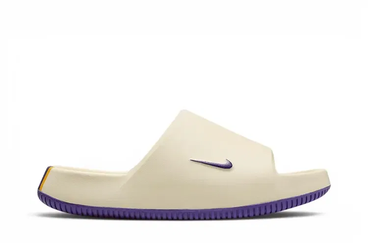 Шлепанцы Nike Calm College Slide LSU Tigers, кремовый