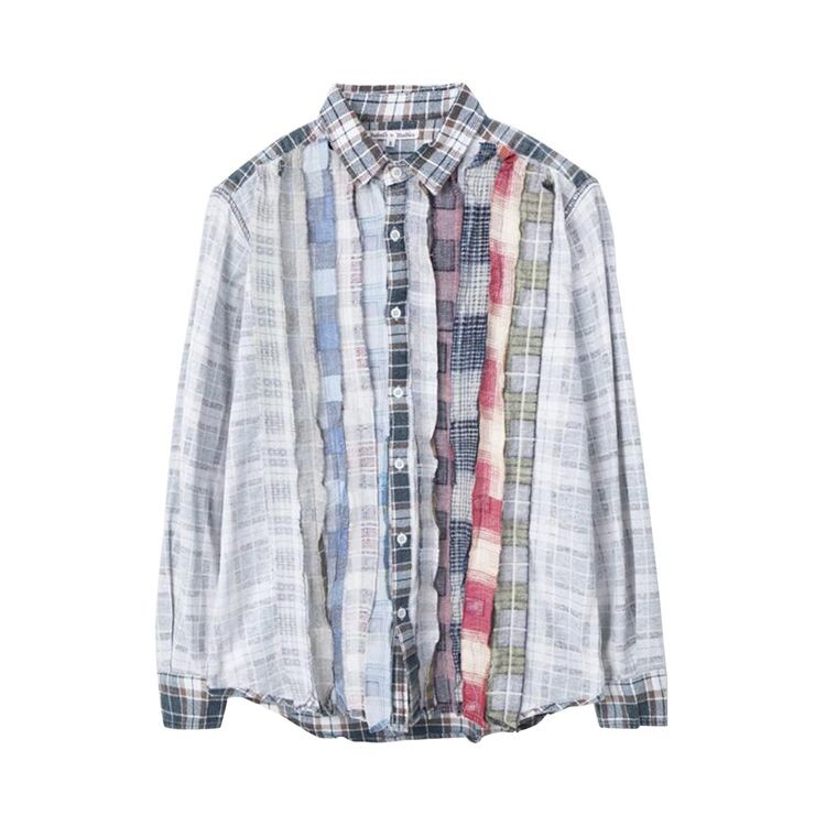 

Рубашка Needles I.O. Flannel Ribbon Shirt Assorted, разноцветный