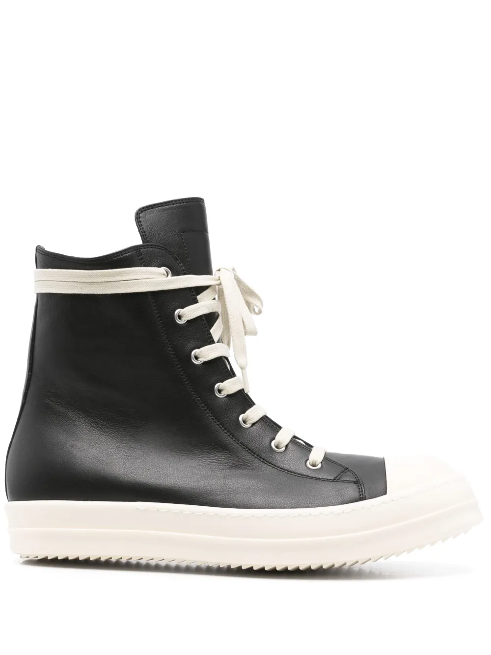 Высокие кеды High-Top Rick Owens, черный