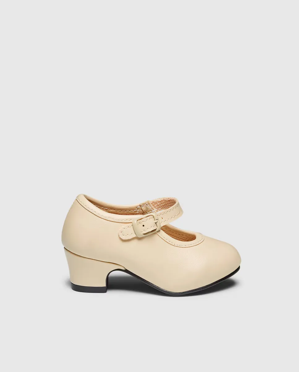 

Туфли фламенко для девочек Olé Tus бежевого цвета Olé Tus Zapatos