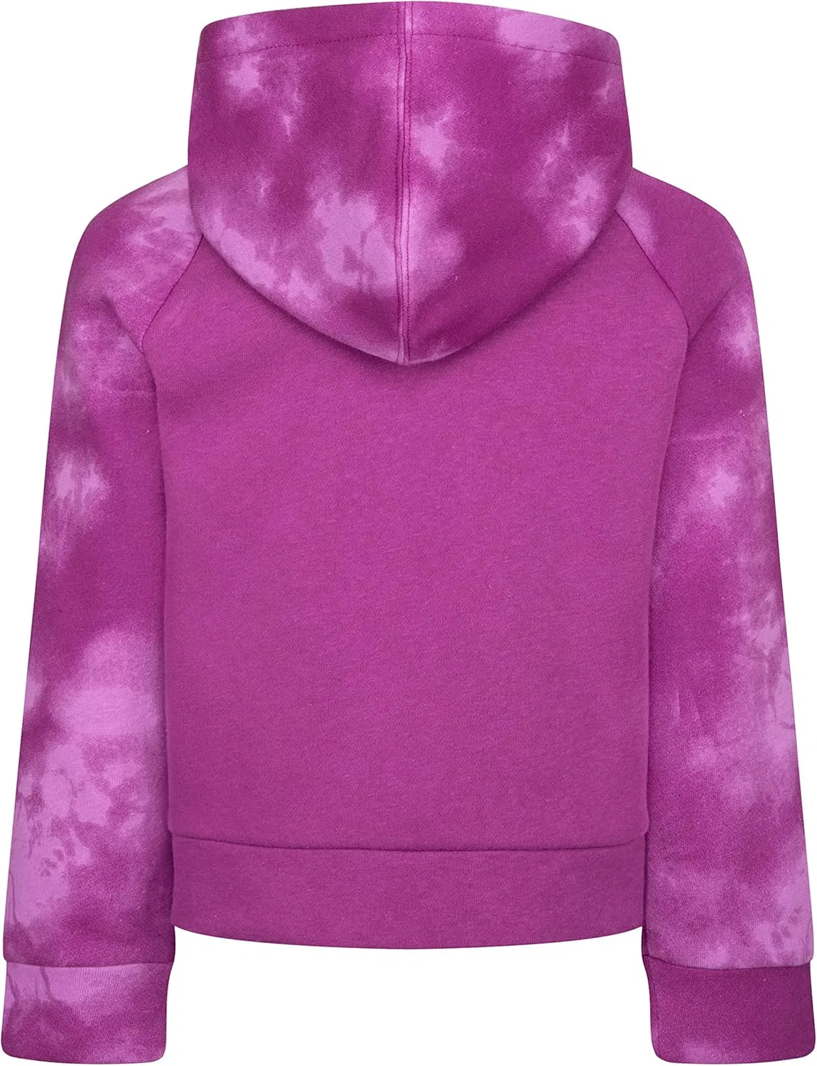 Детский худи Hurley One and Only с принтом, в комплекте с повязкой для волос, Bright Magenta/Tie Dye — фото 2