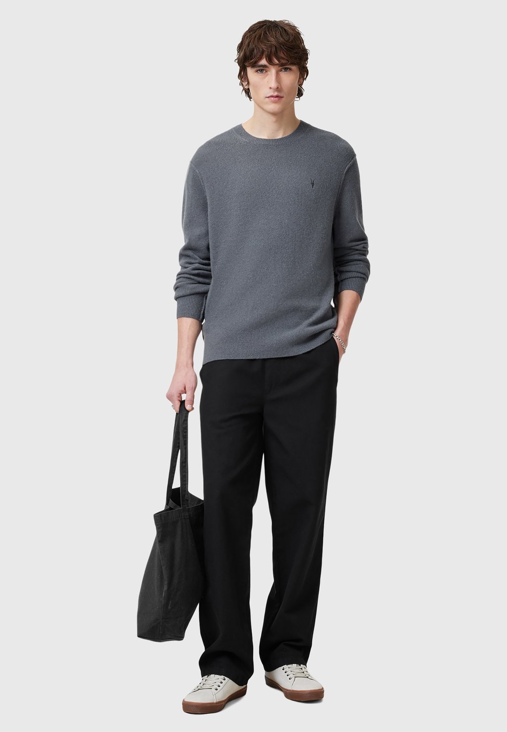 

Джемпер STATTEN CREW AllSaints, синий