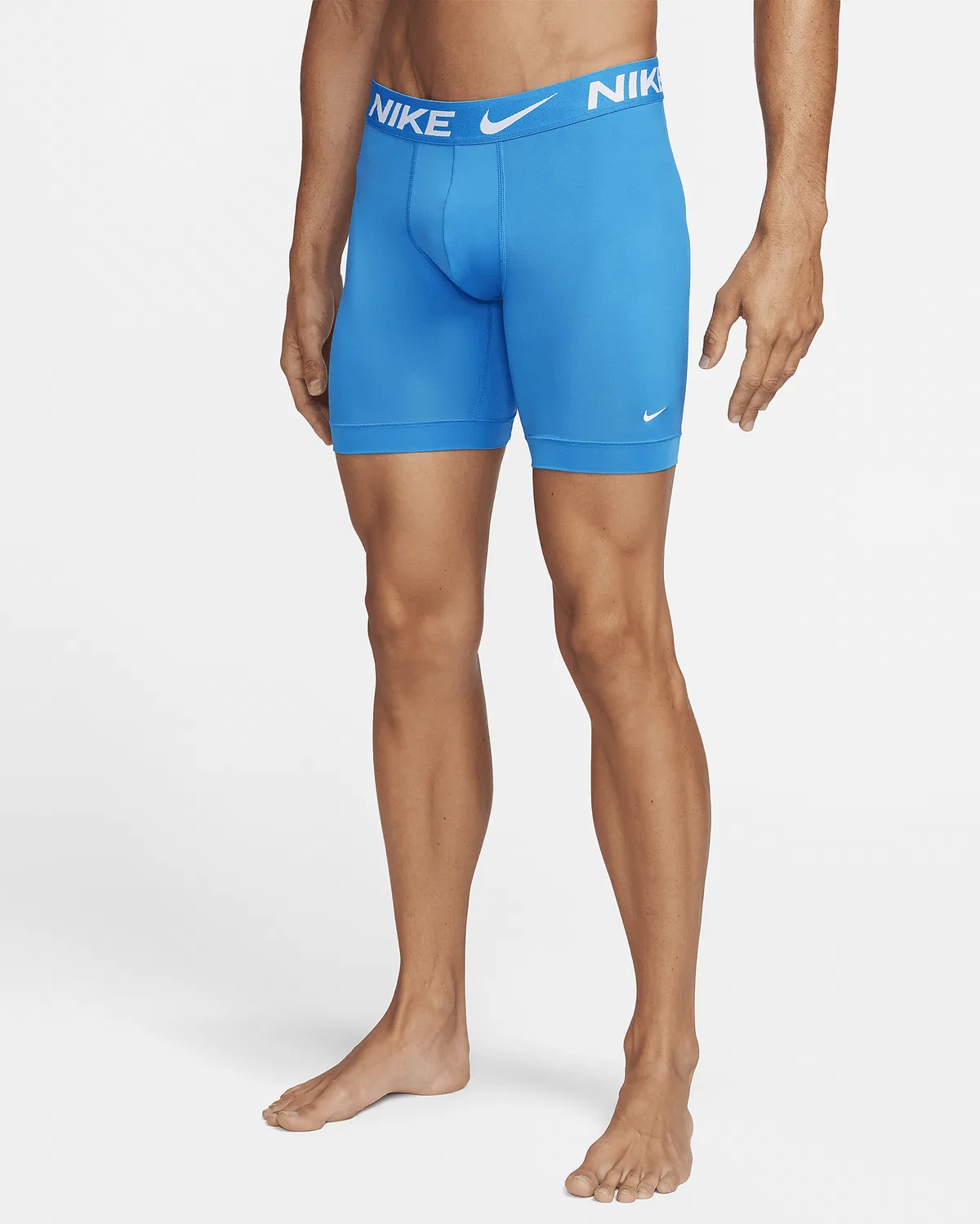 Мужские длинные боксеры Dri-FIT (3 шт.) Nike Essential Micro, Blue