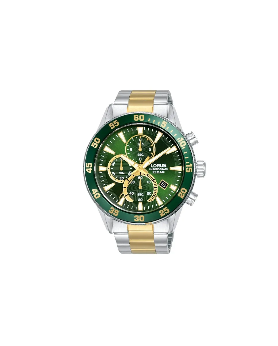 

Мужские часы Sport man RM327JX9 из стали с серебряным ремешком Lorus, серебряный