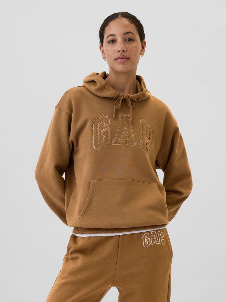 

Толстовка с капюшоном Gap, коричневый