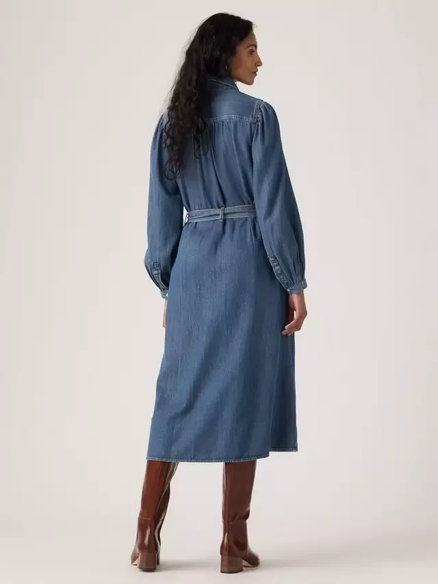 Платье-рубашка из джинсовой ткани Journey, небесно-голубой Levi's — фото 3