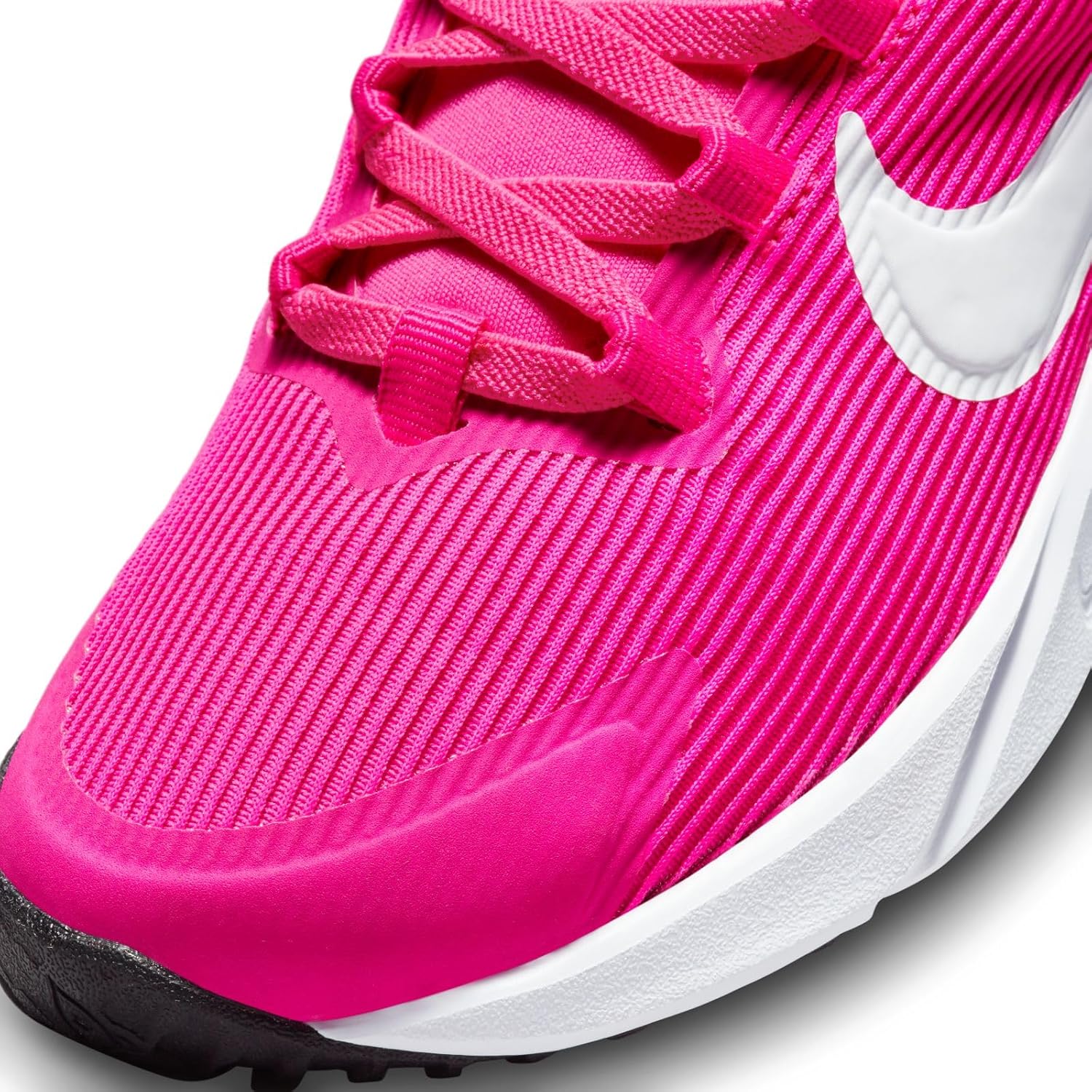 Детские кроссовки Nike Star Runner Unisex-Child 4 Nn (Gs), белый/черный/розовый — фото 4