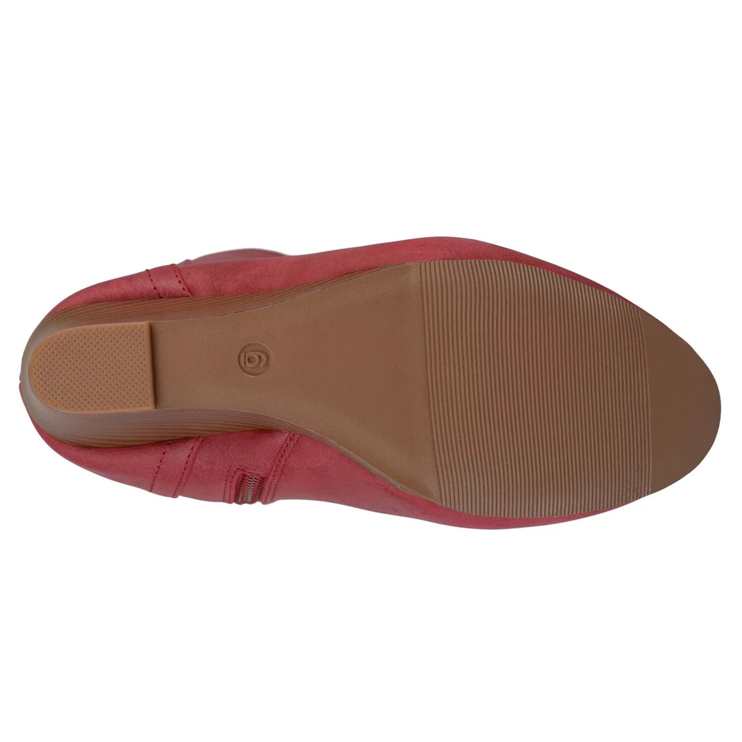 Женские сапоги до колена на танкетке Journee Collection Langly Journee Collection, коричневый — фото 3