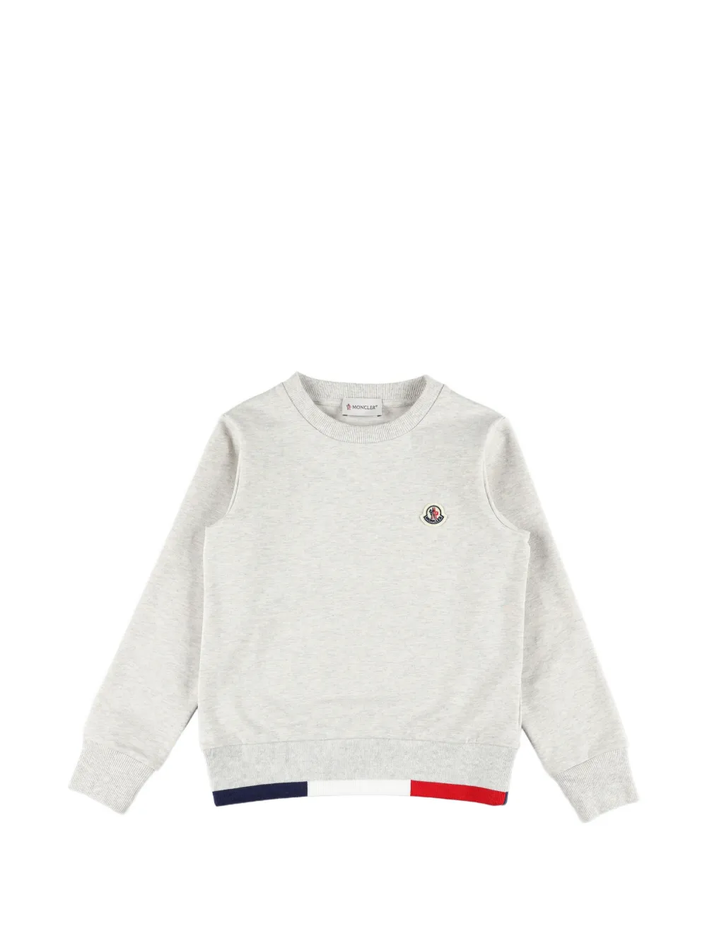 Спортивный костюм с нашивкой-логотипом Moncler Enfant, серый — фото 2