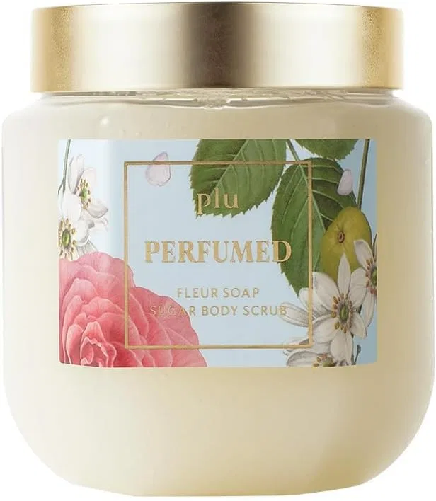 Скраб для тела PLU Salt Body Scrub, 500 г, для сухой и чувствительной кожи, аромат Fleur Soap
