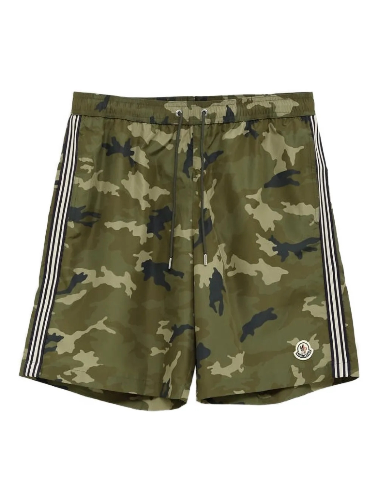 

Спортивные шорты с камуфляжным принтом Moncler, зеленый