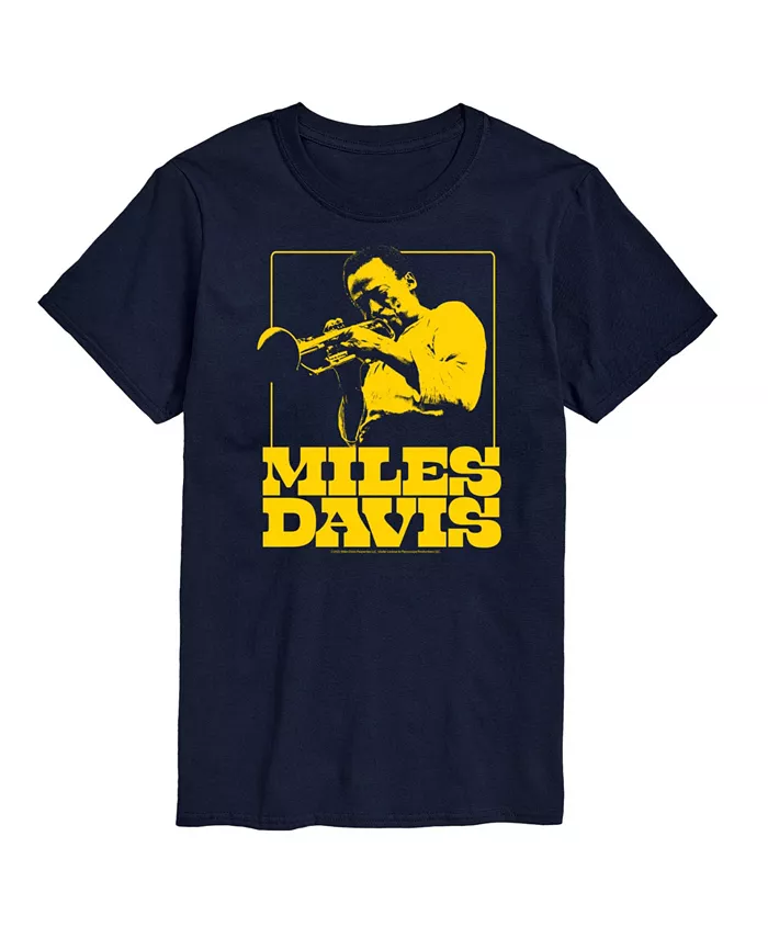 

Мужская футболка с коротким рукавом Miles Davis AIRWAVES, синий