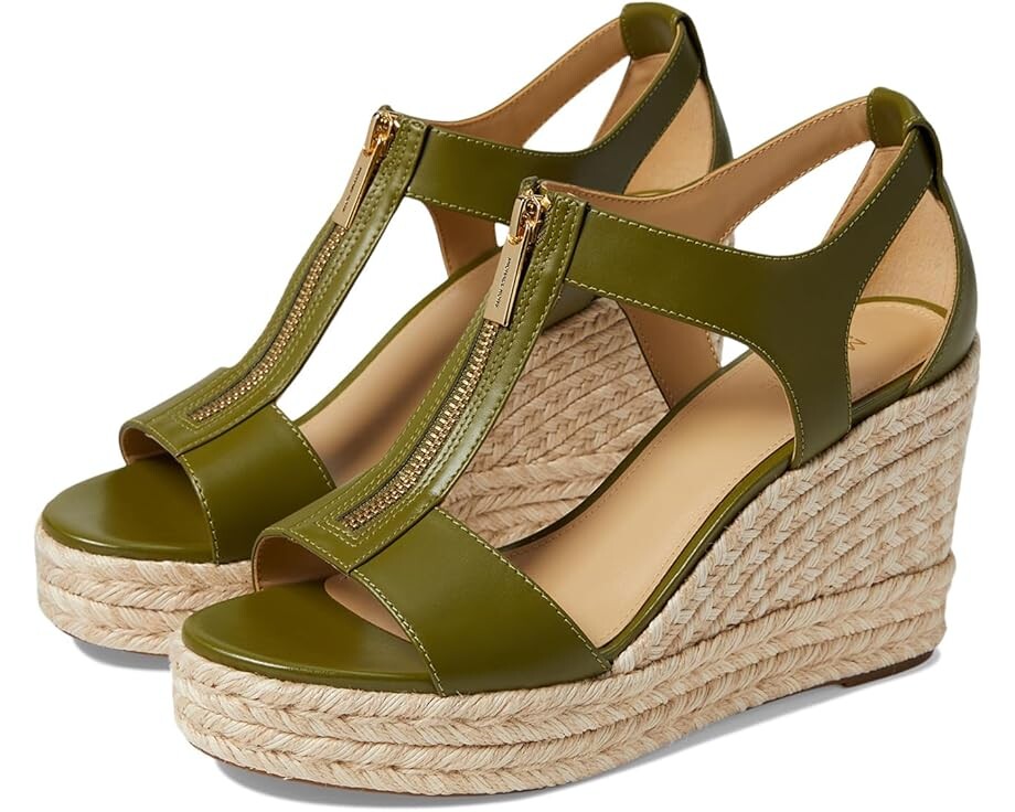 

Туфли MICHAEL Michael Kors Berkley Mid Wedge, цвет Smokey Olive