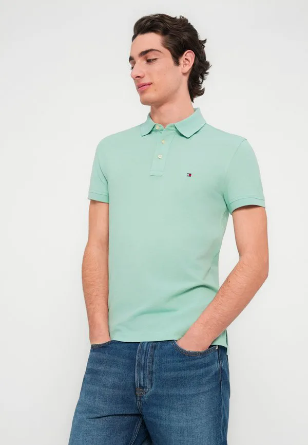 Поло-Рубашка из пике приталенного кроя 1985 года. Tommy Hilfiger, Crushed Mint — фото 4